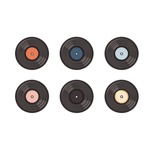 6 Music discs